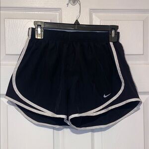 Nike Women's black dri fit tempo running shorts